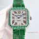 AAA Grade Replica Cartier Santos 100 Rainbow Dial Diamond Pave Watches 8215 Movement (7)_th.jpg